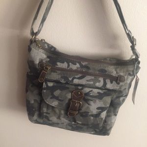 Camouflage crossbody purse